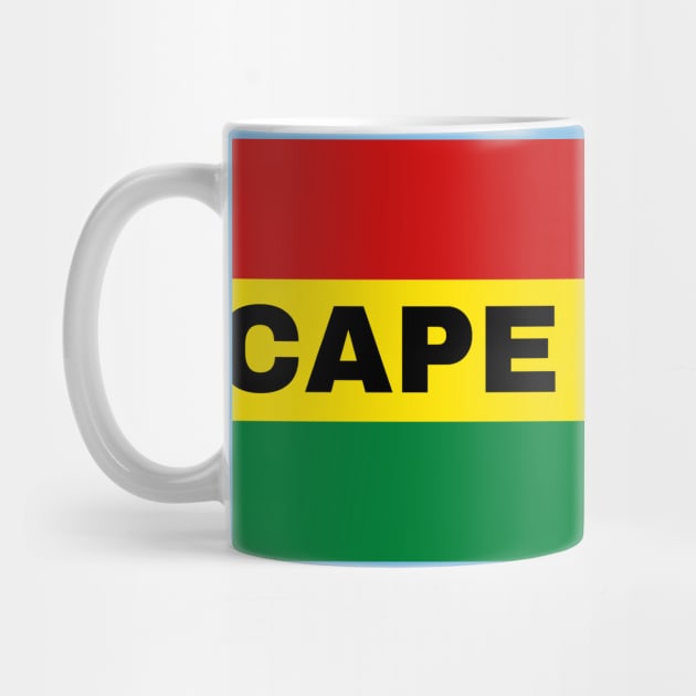 Cape Coast City in Ghana Flag Colors by aybe7elf